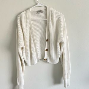 Urban Outfitters Cropped Button Sweater